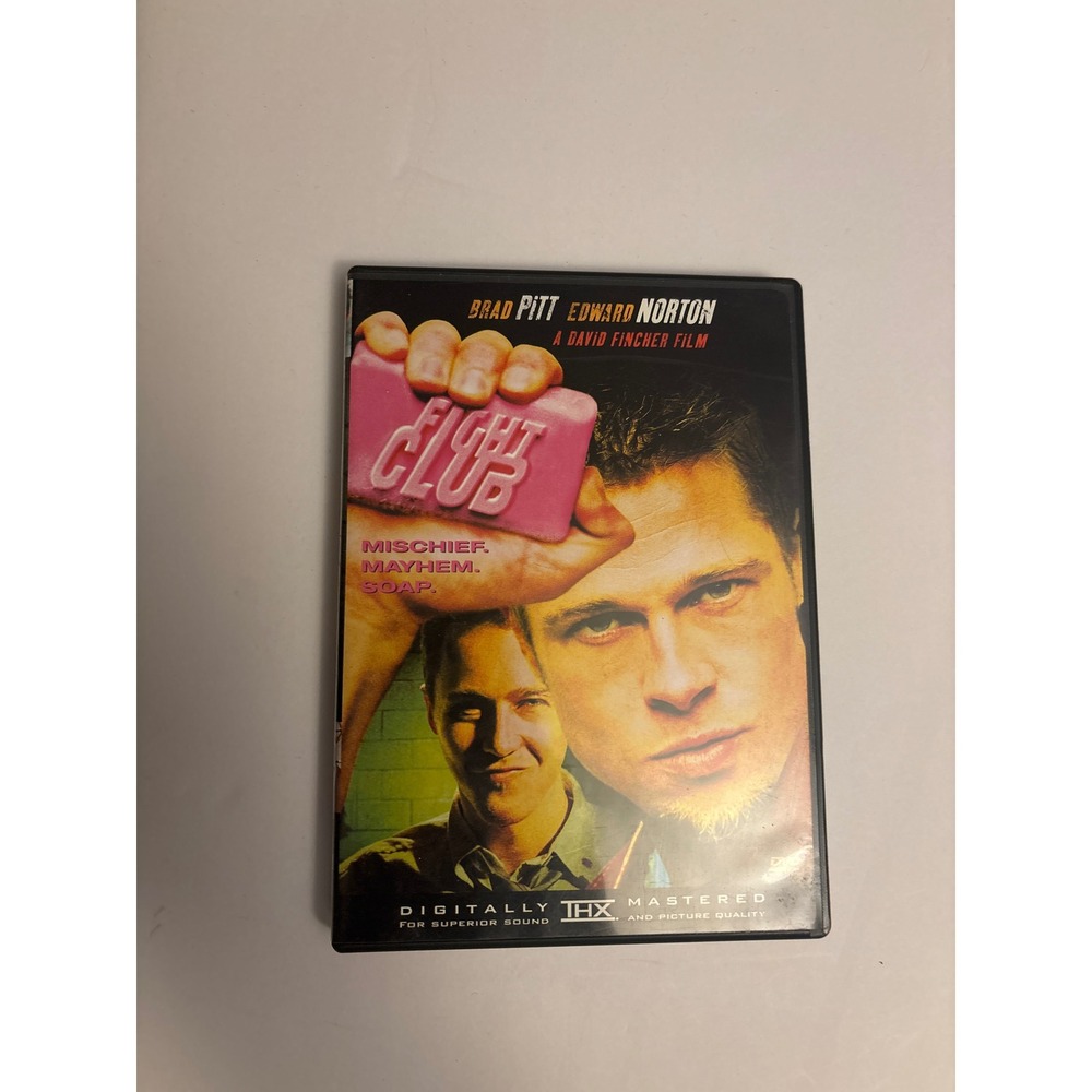 Fight Club DVD Brad Pitt Edward‎ Norton David Fincher Movie Film Disc